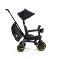 Doona Liki S5 Premium Foldable Toddler Trike with Travel Bag – Midnight Black