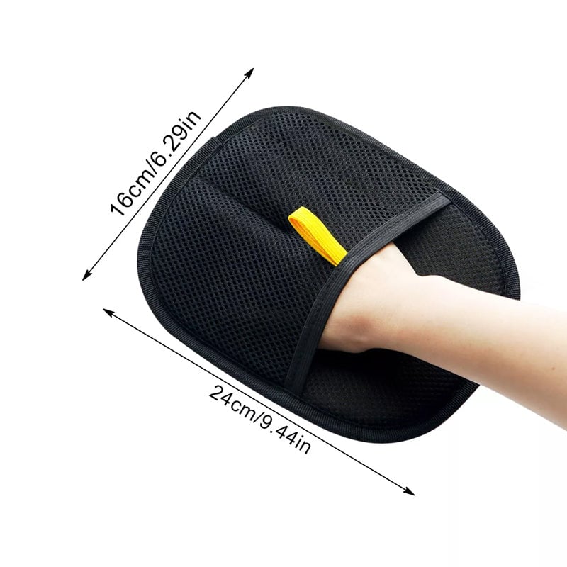 Pet Grooming & Deshedding Glove – Gentle Hair Removal for Dogs & Cats, Adjustable Fit, Easy to Clean