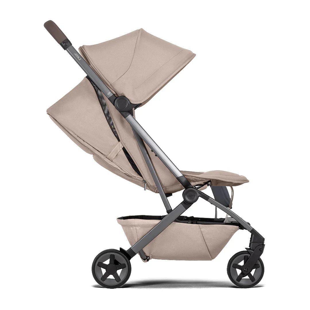 Joolz Aer2 Compact Travel Stroller – Sandy Taupe Lightweight Fold Pushchair