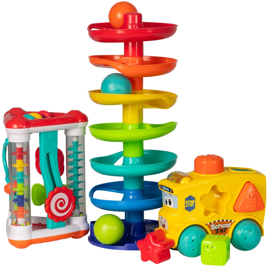 ToyBox™ 3-in-1 Activity Tower Set – Interactive Learning & Play Toy for Kids