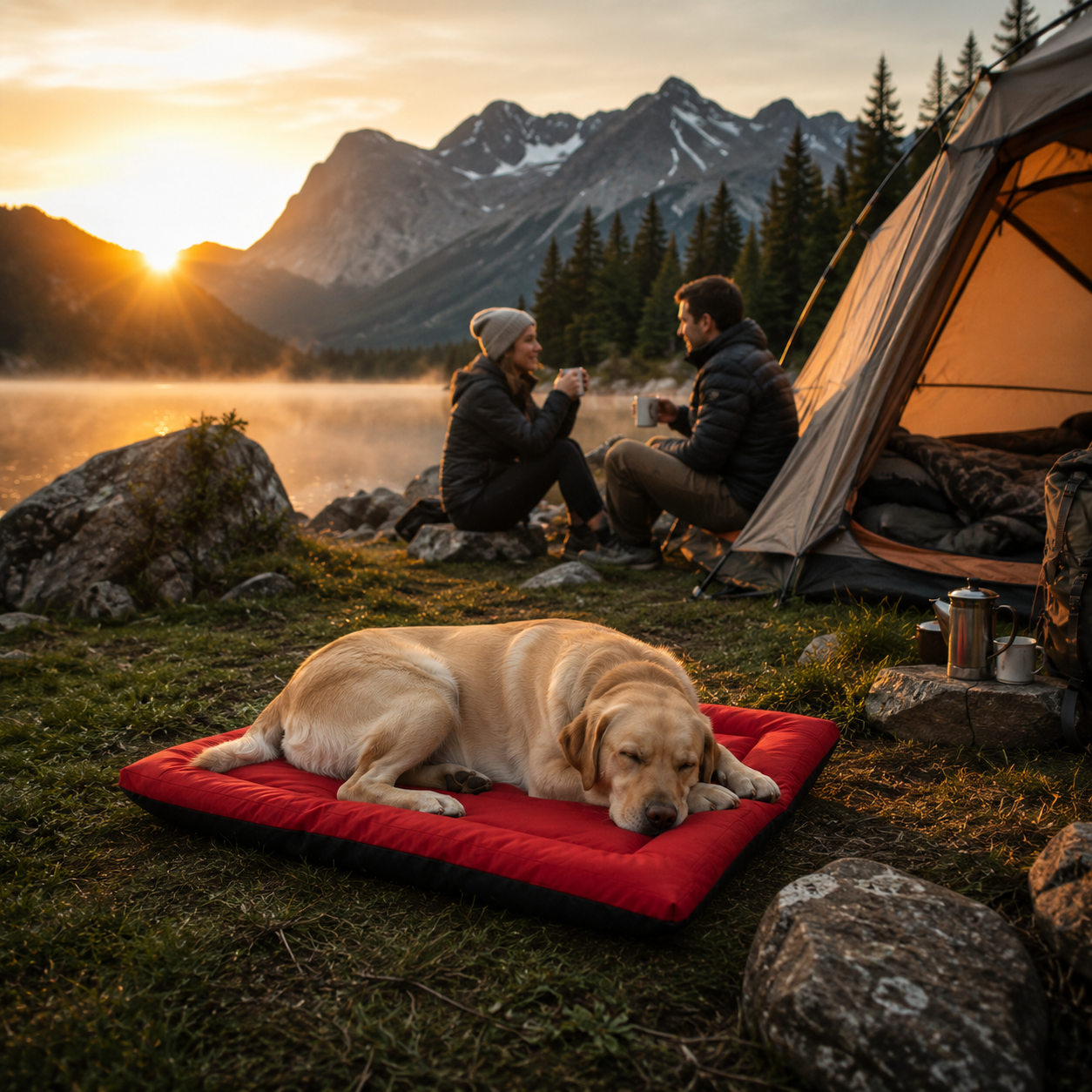 TerraGuard Waterproof Outdoor Pet Mattress