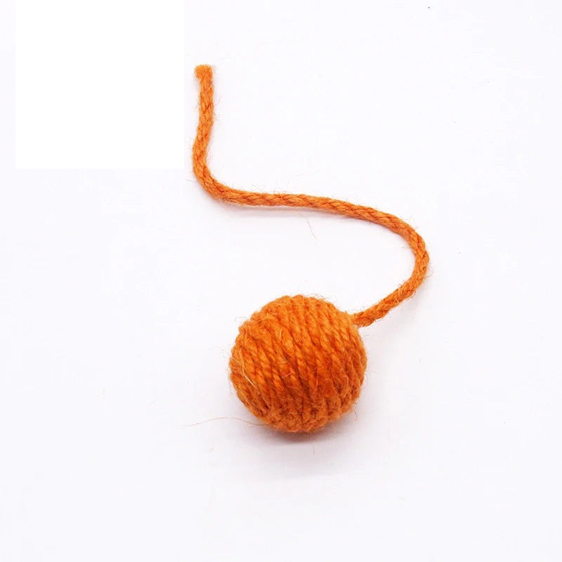Rattle & Roll Sisal Weave Interactive Cat Ball