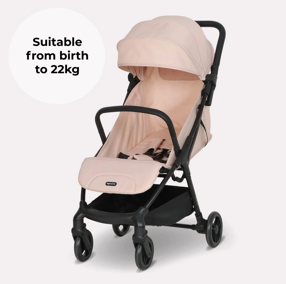 My Babiie MBX2 Compact Stroller – Lightweight Foldable Travel Pushchair