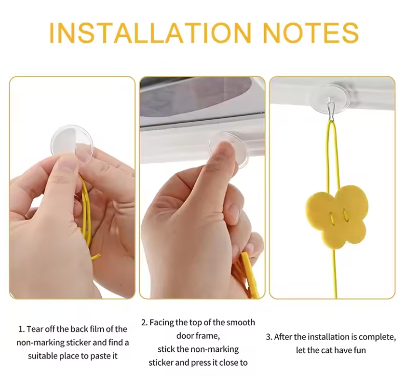 PurrPlay Interactive Hanging Cat Toy