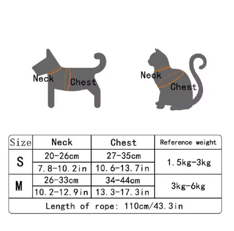 PawTrail Adjustable Pet Harness & Leash Set