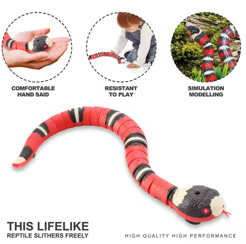 SmartSensing™ Interactive Robotic Snake Cat Toy