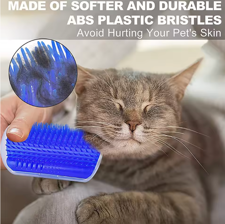 Furniture-Fit Self-Grooming Corner Brush
