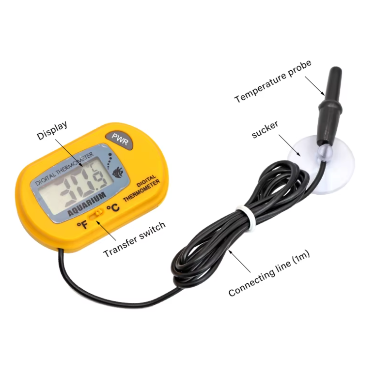 AquaTemp Digital LCD Aquarium Thermometer