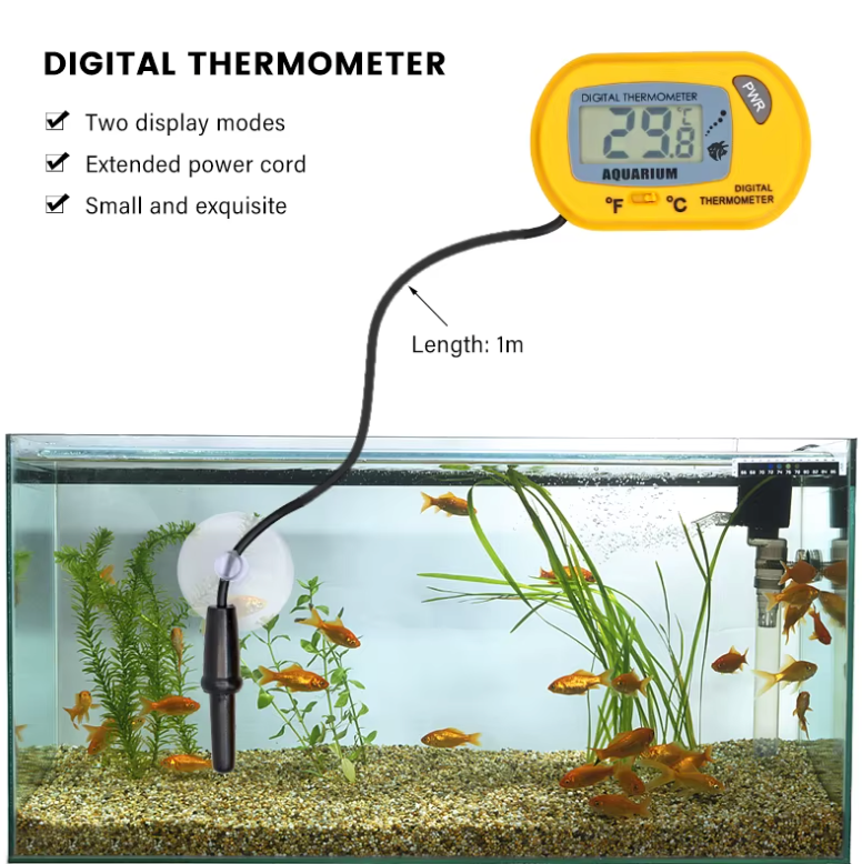 AquaTemp Digital LCD Aquarium Thermometer