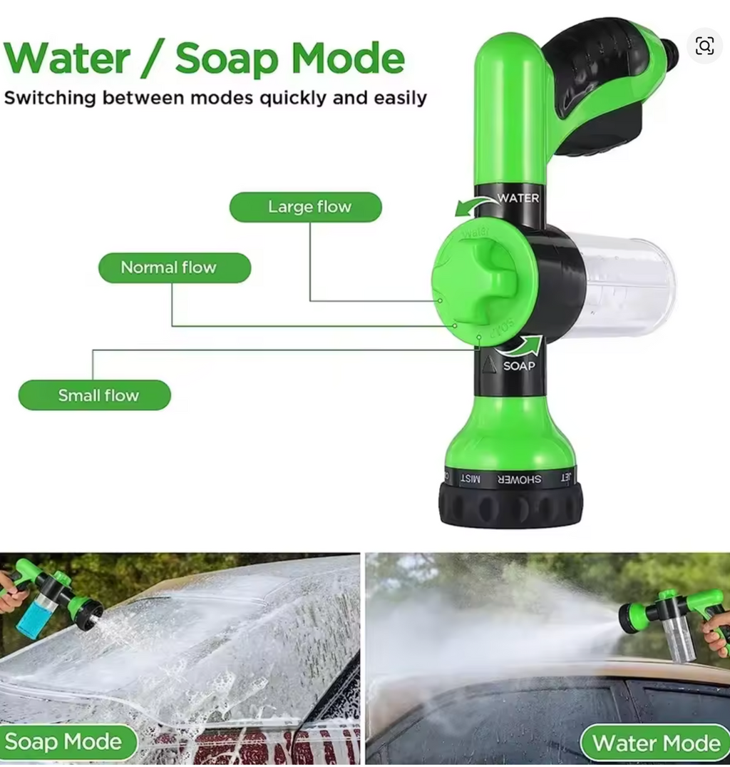 HydroFoam 3-Mode Pet Shower Gun
