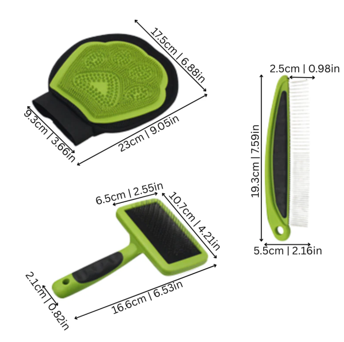 CleanCoat 3-in-1 Grooming-Set