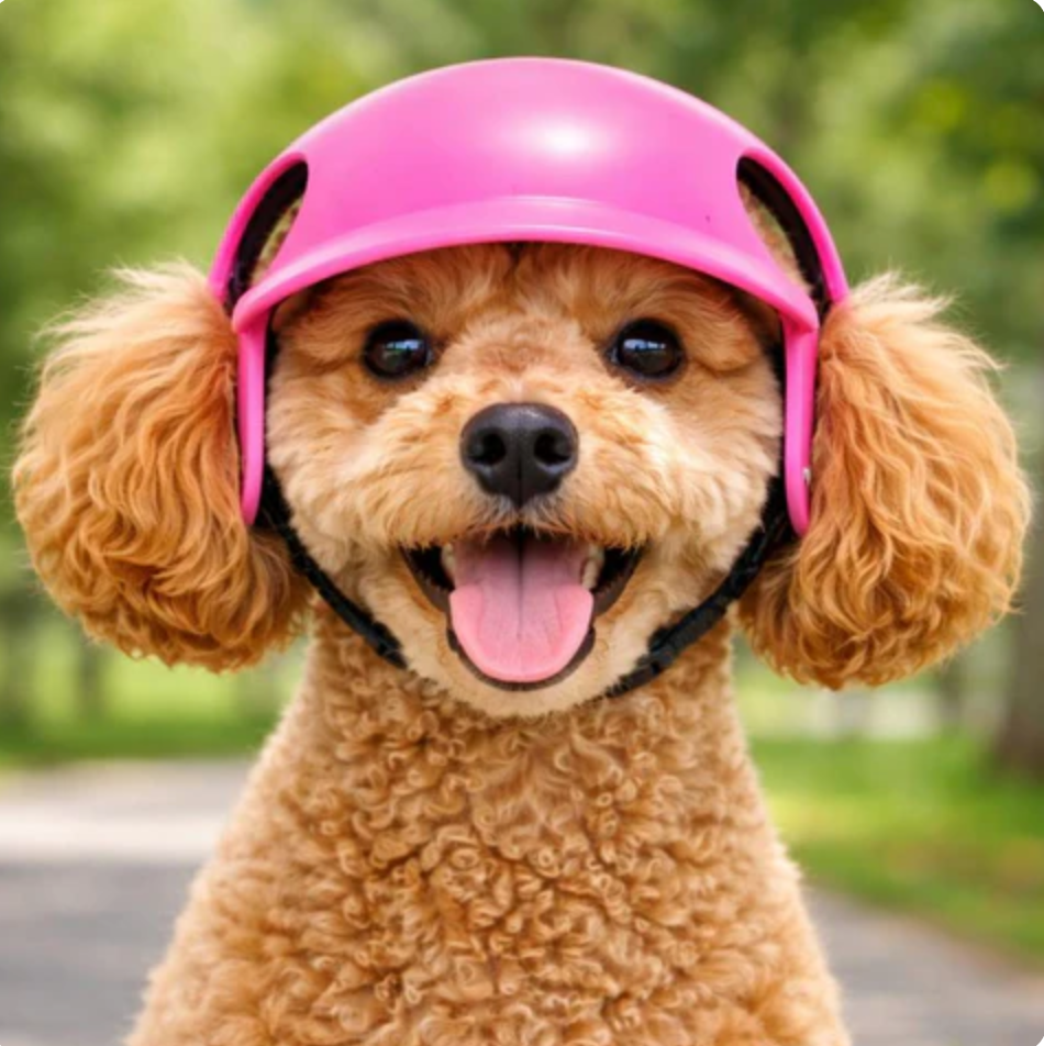 MotoPup Adjustable Pet Helmet