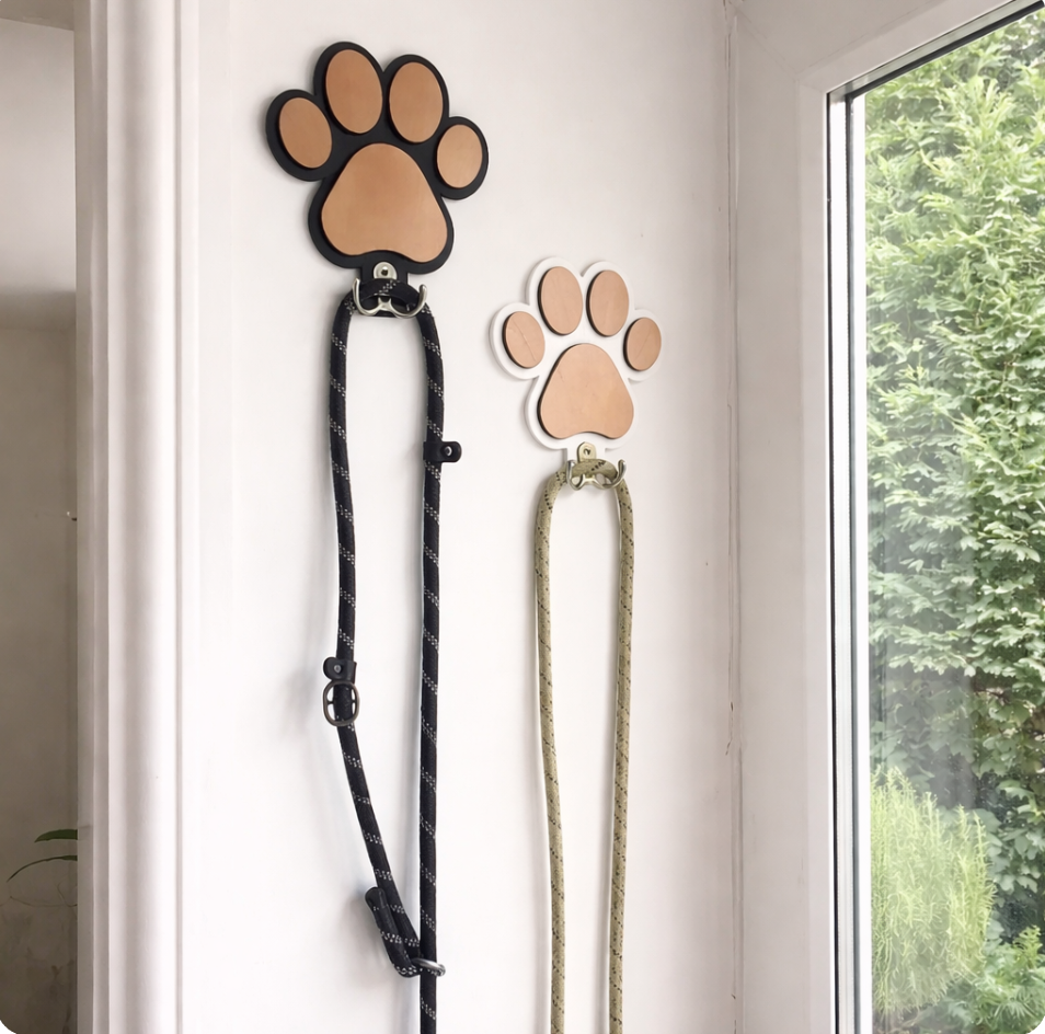 Paw-Post Wooden Hook