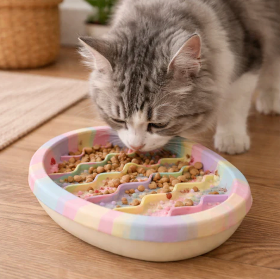 Slow Feed Pet Bowl