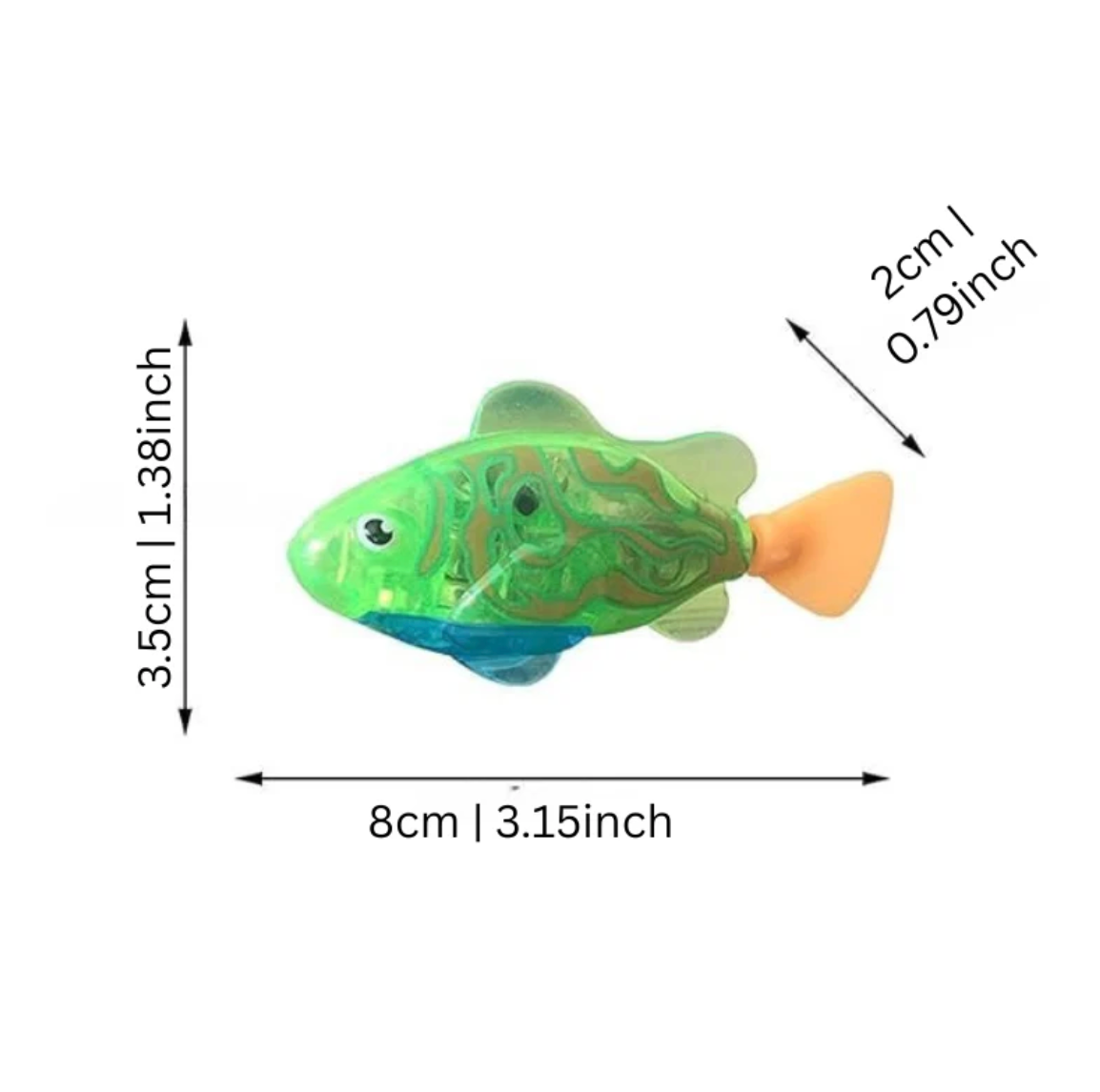 AquaBuddies Swimming Cat Toy Fish Set