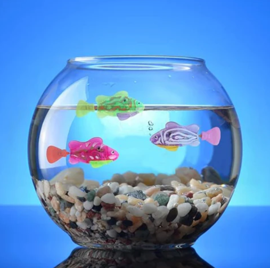 AquaBuddies Swimming Cat Toy Fish Set