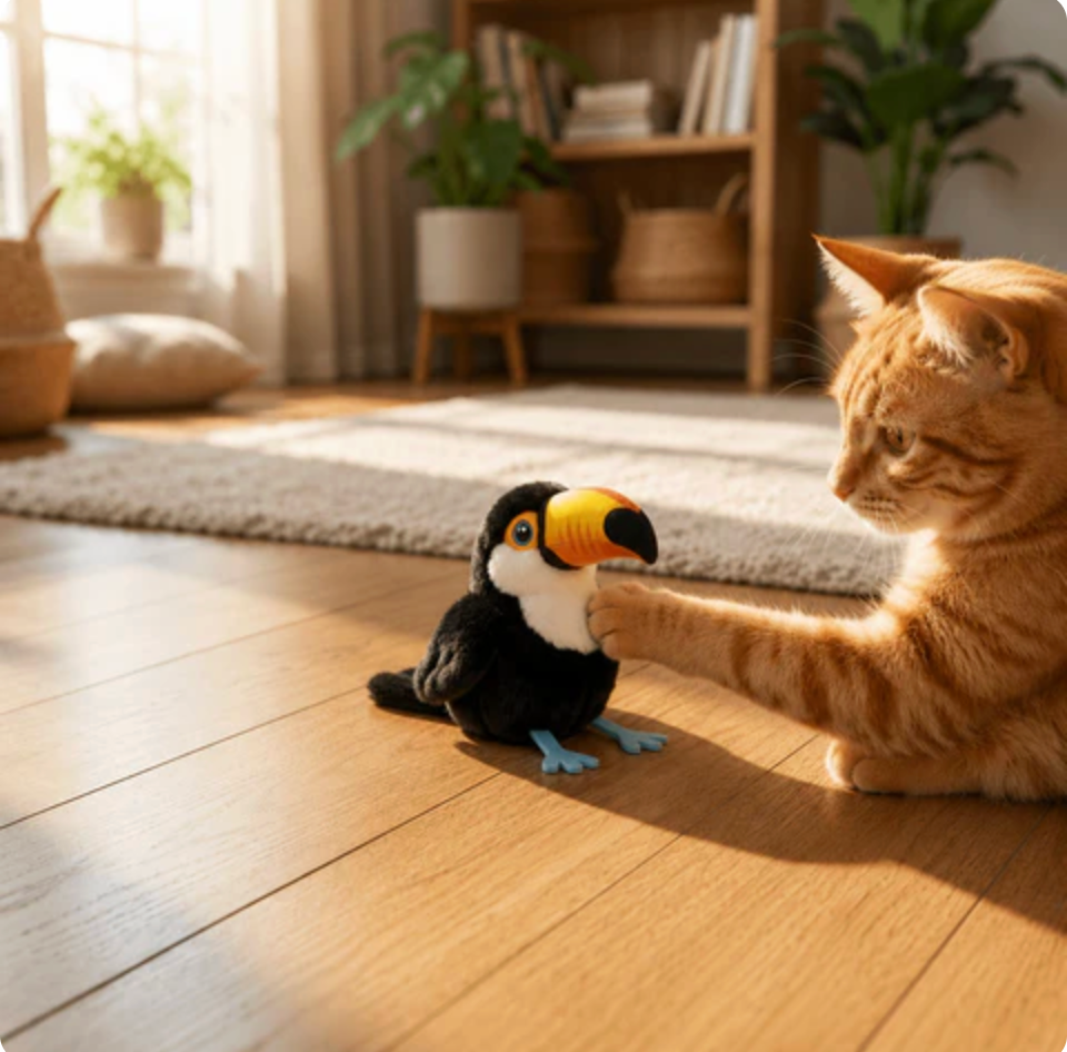FeatherPounce Cat Toy