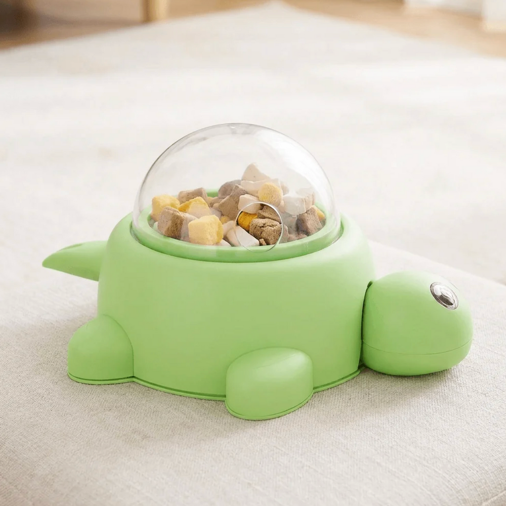 Interactive Pet Food Dispenser