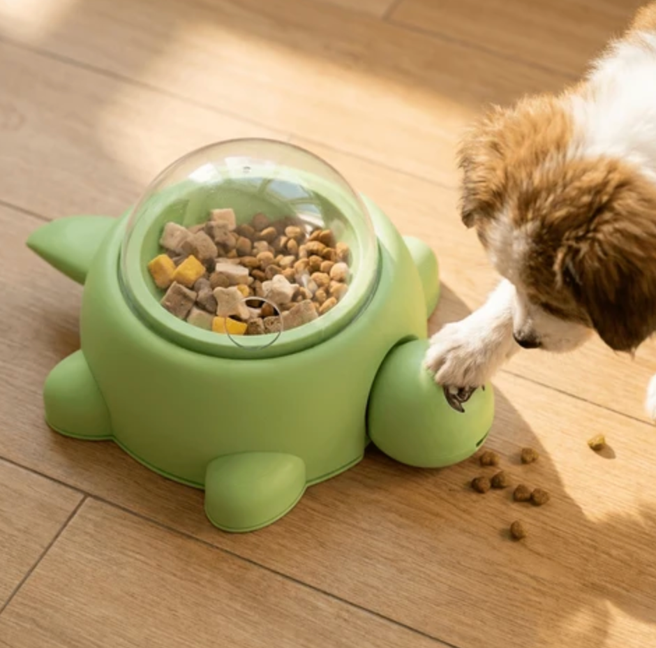 Interactive Pet Food Dispenser