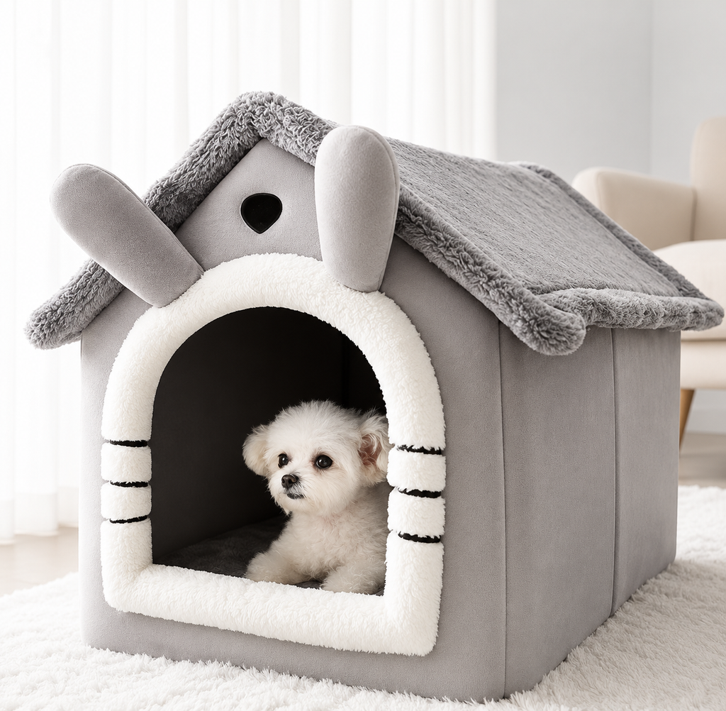 CozyNest Foldable Pet House