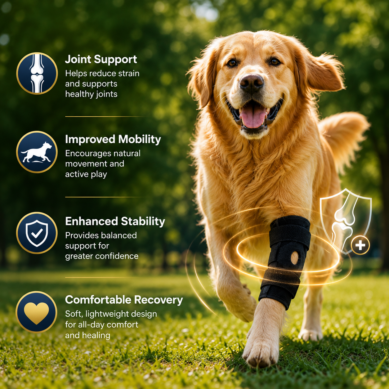 JointGuard Dog Leg Support Wrap