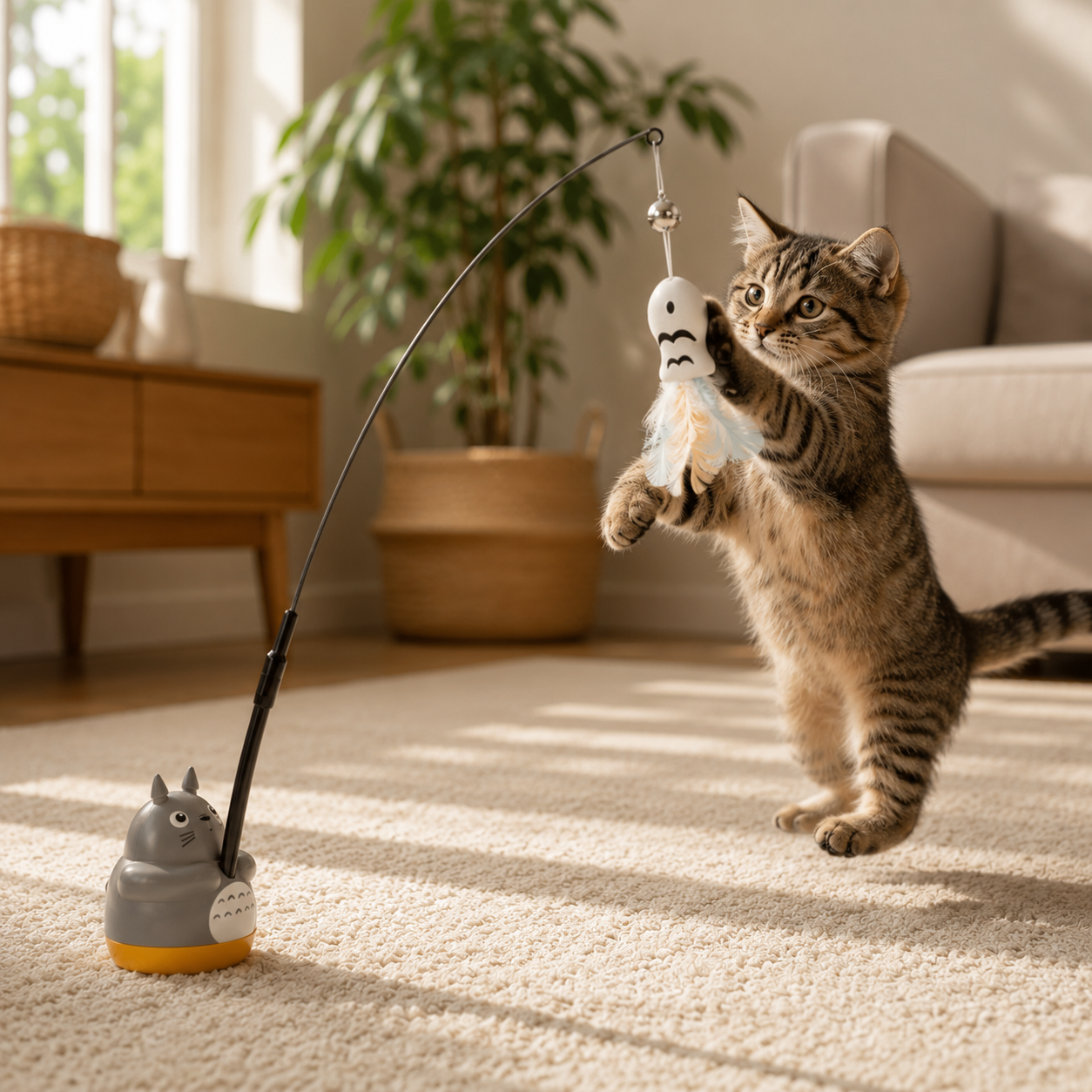 Interactive Cat Teaser Wand