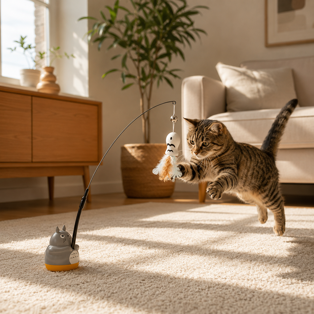 Interactive Cat Teaser Wand