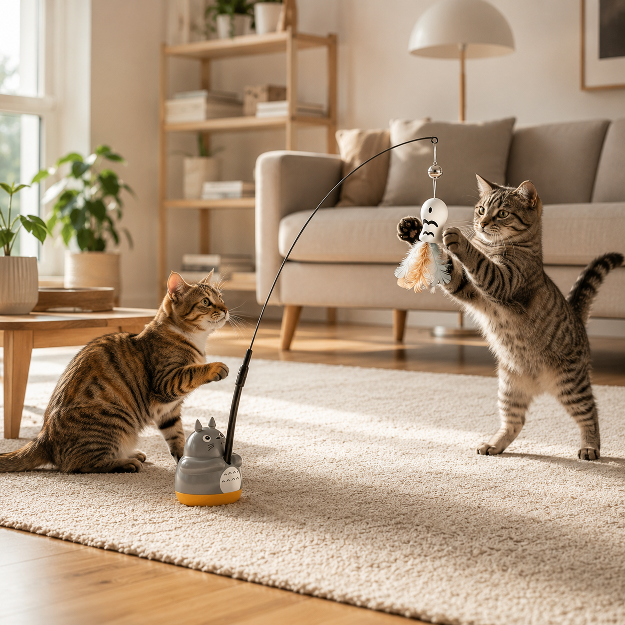 Interactive Cat Teaser Wand