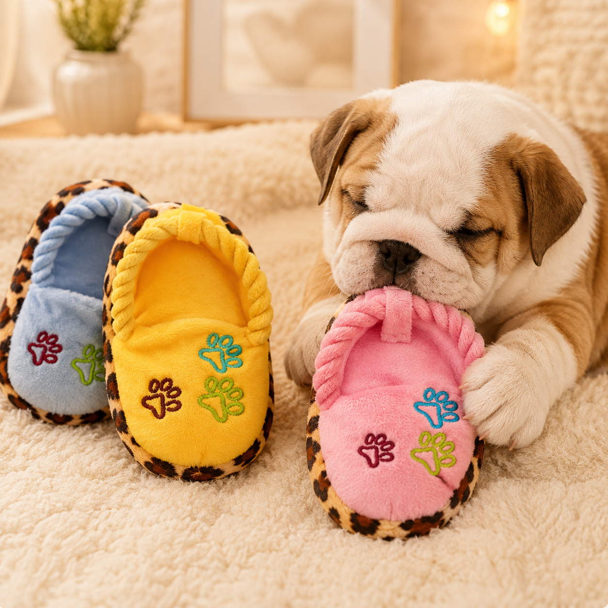 CozyPaw Slipper Toy
