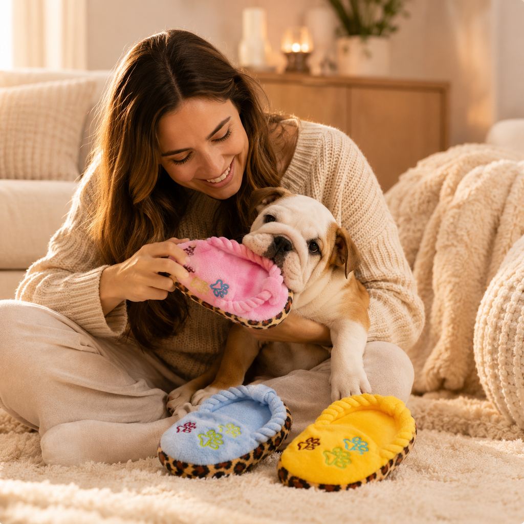 CozyPaw Slipper Toy