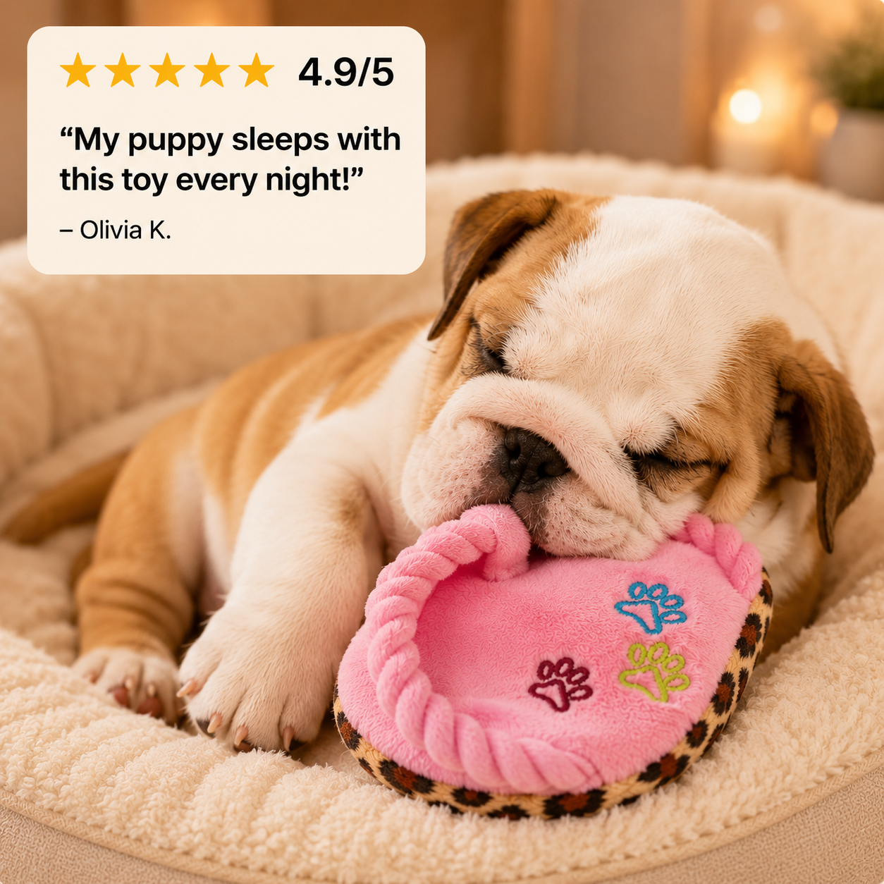 CozyPaw Slipper Toy