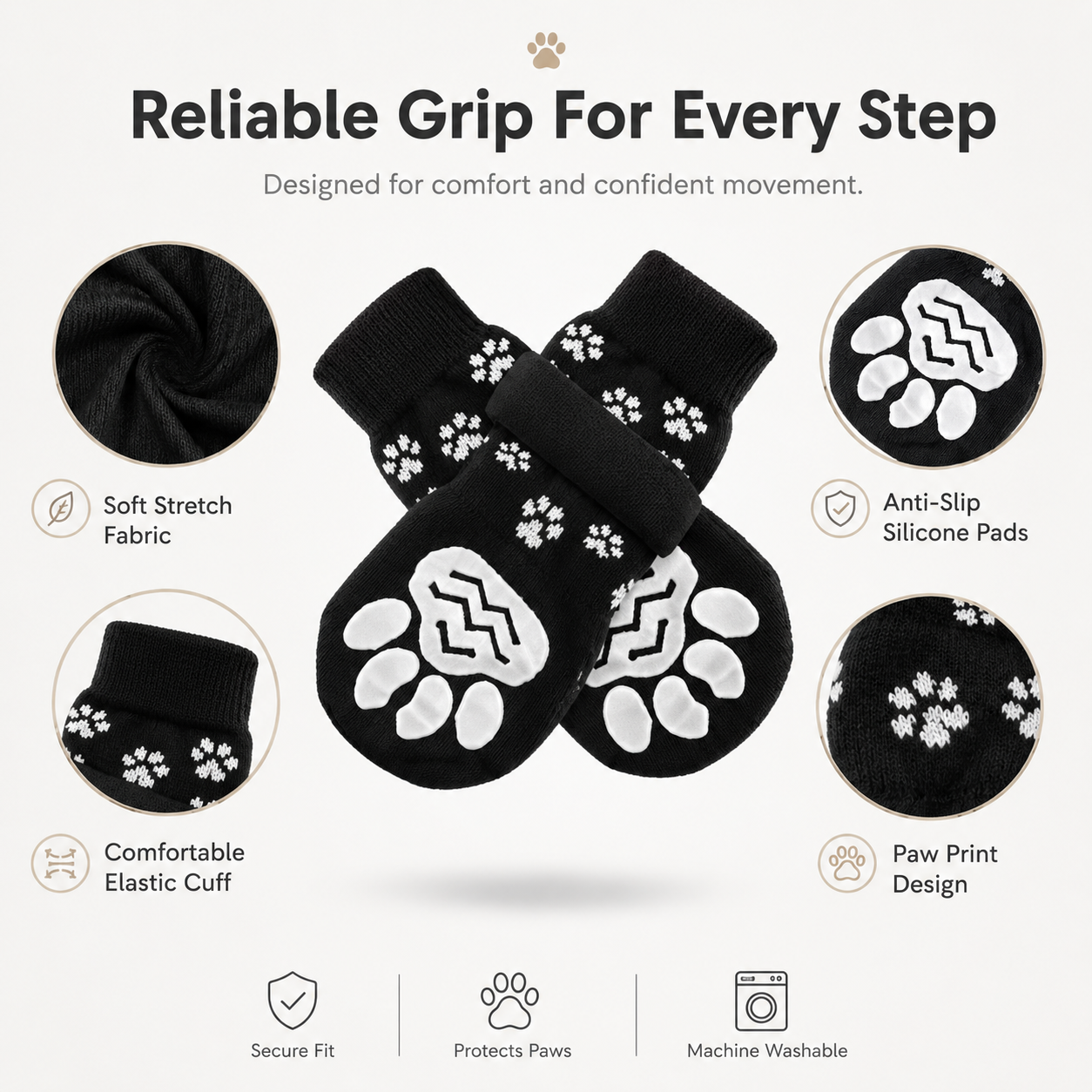 Paw Grip Sock Set