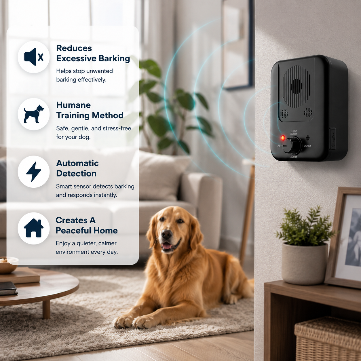 QuietGuard Ultrasonic Barking Control