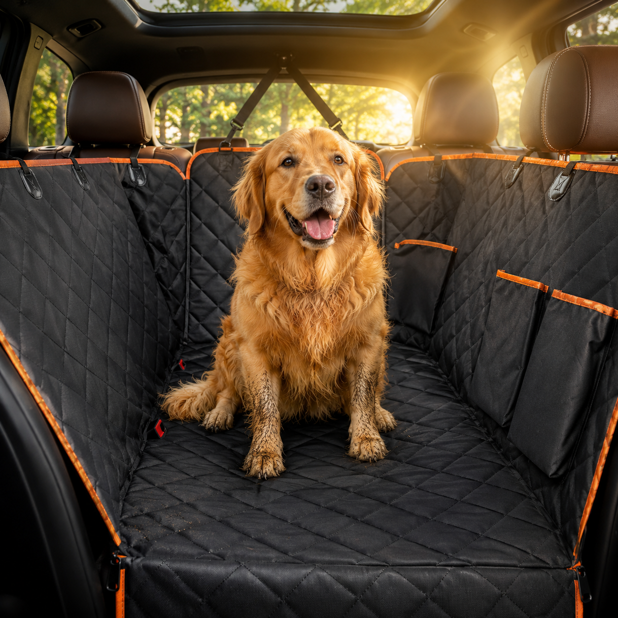 ShieldPro Waterproof Rear Seat Protector