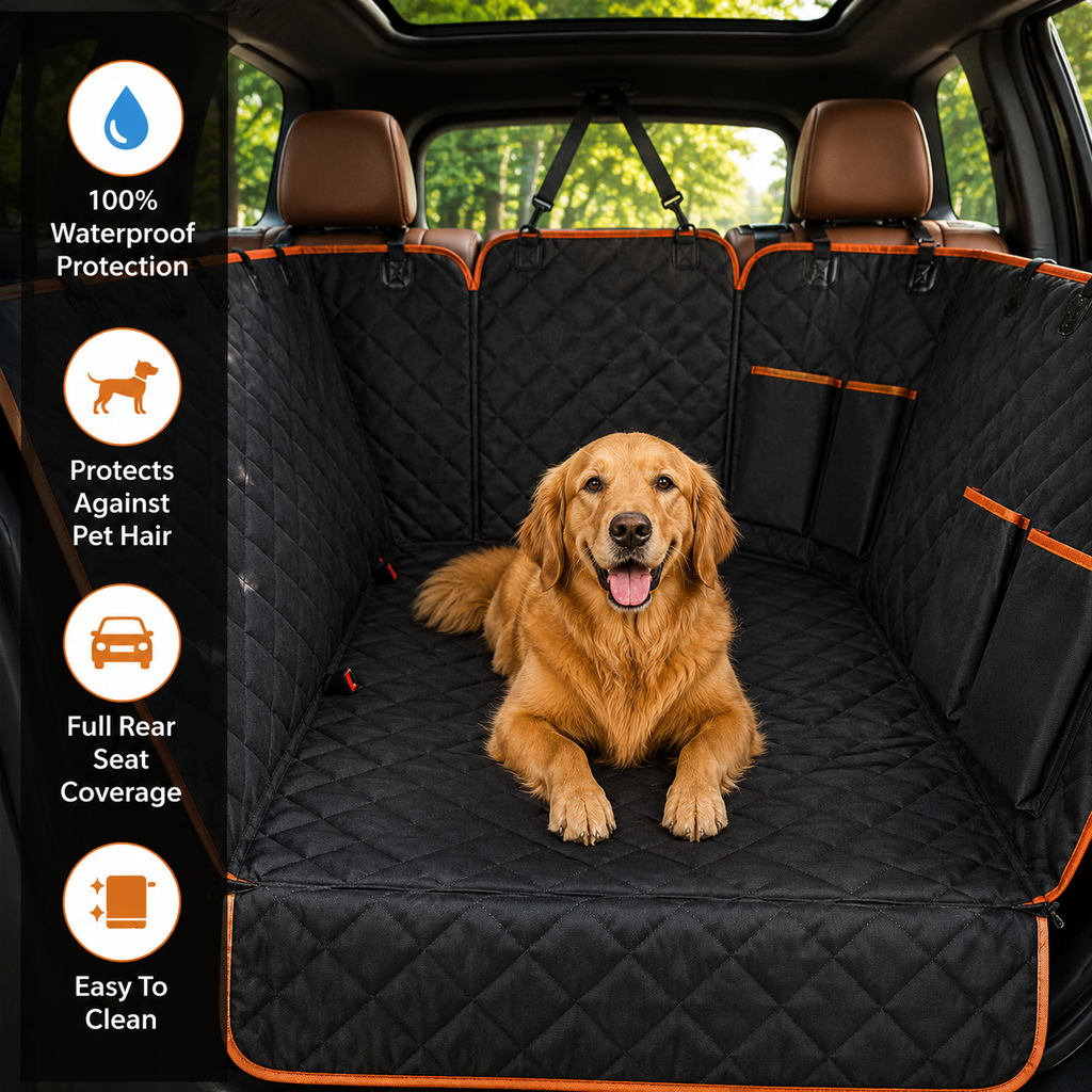 ShieldPro Waterproof Rear Seat Protector