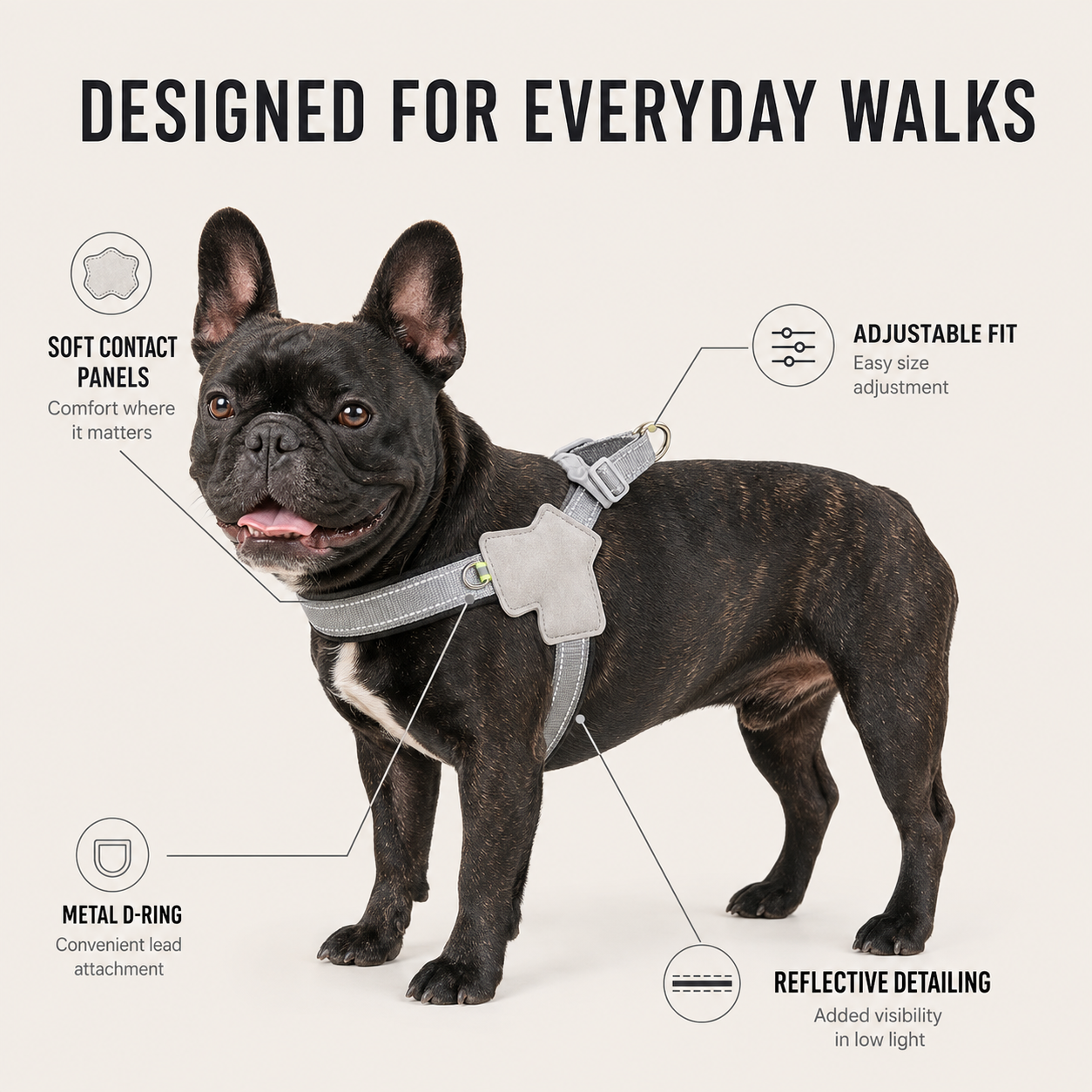 AeroStride No-Pull Safety Harness