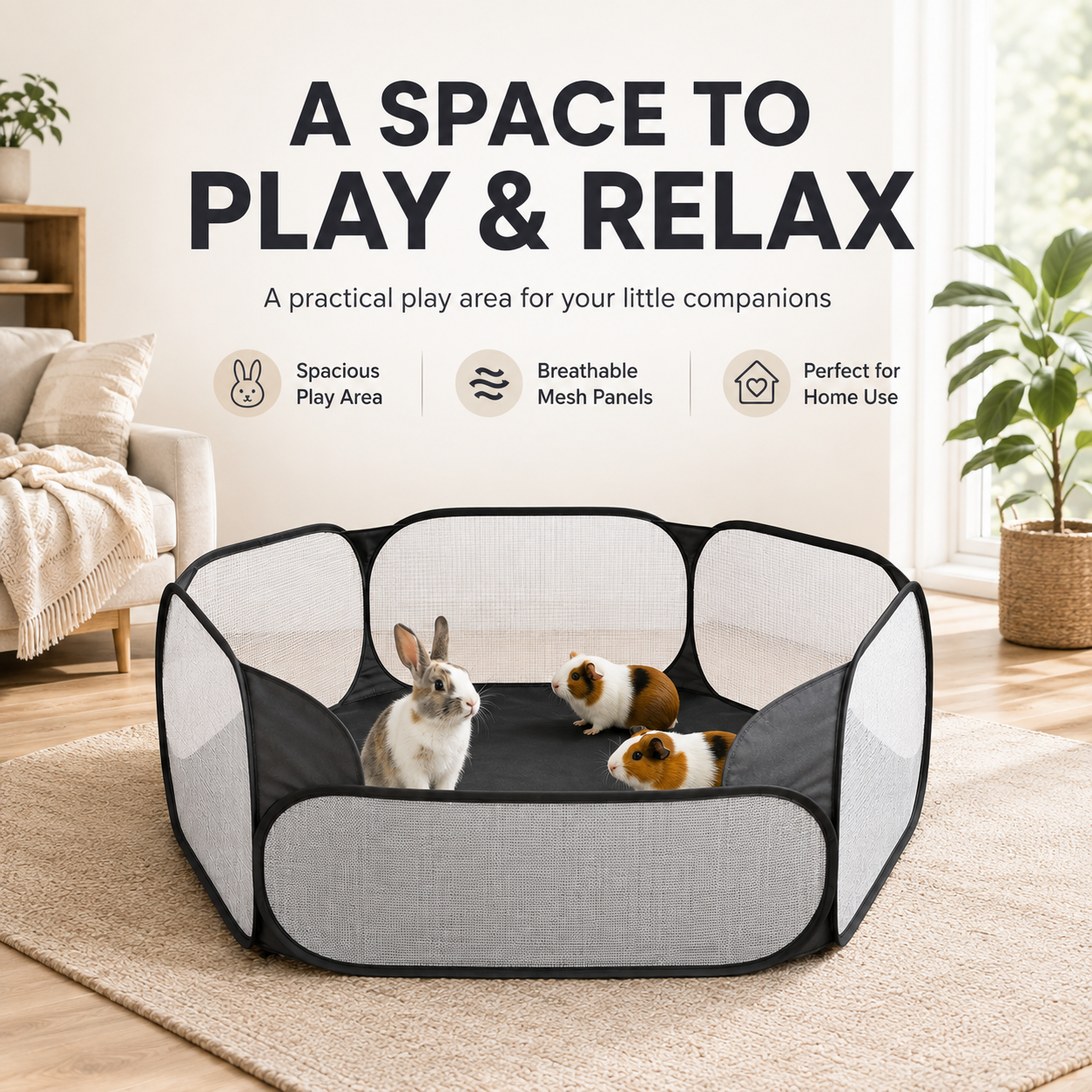 Pop-Up Pet Playpen