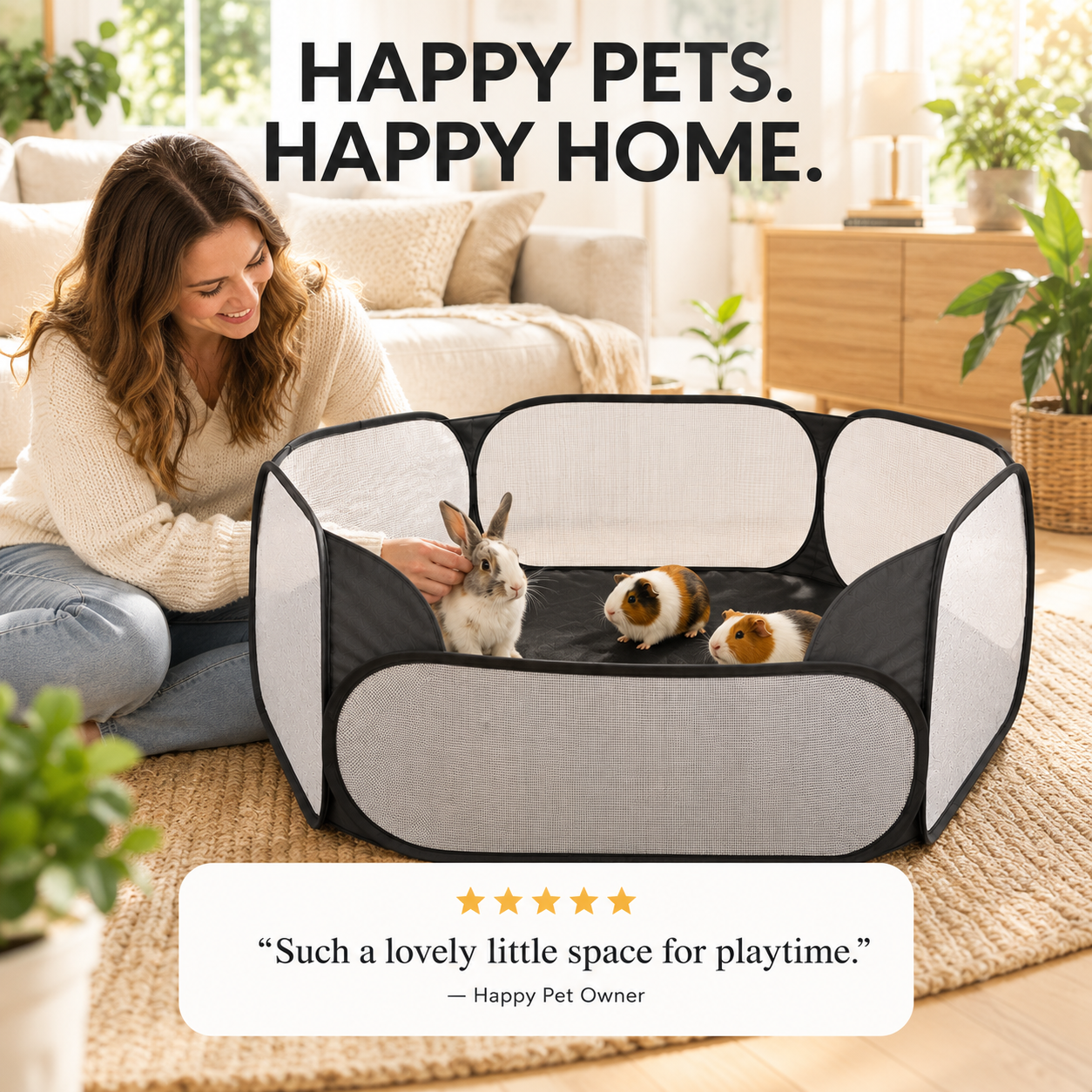 Pop-Up Pet Playpen