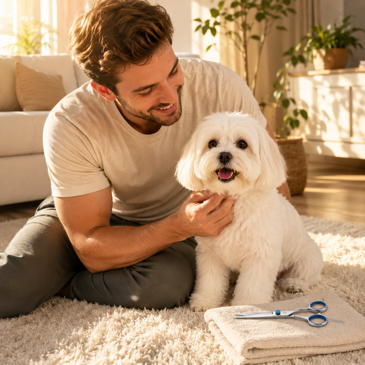 Safety Tip Professional Pet Grooming Scissors