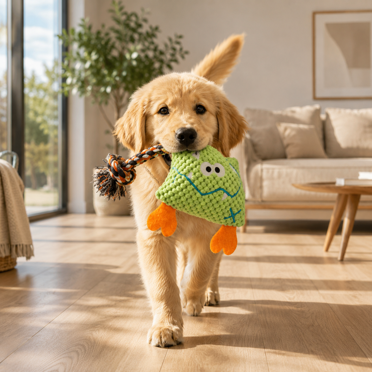 Plush Rope Dog Toy
