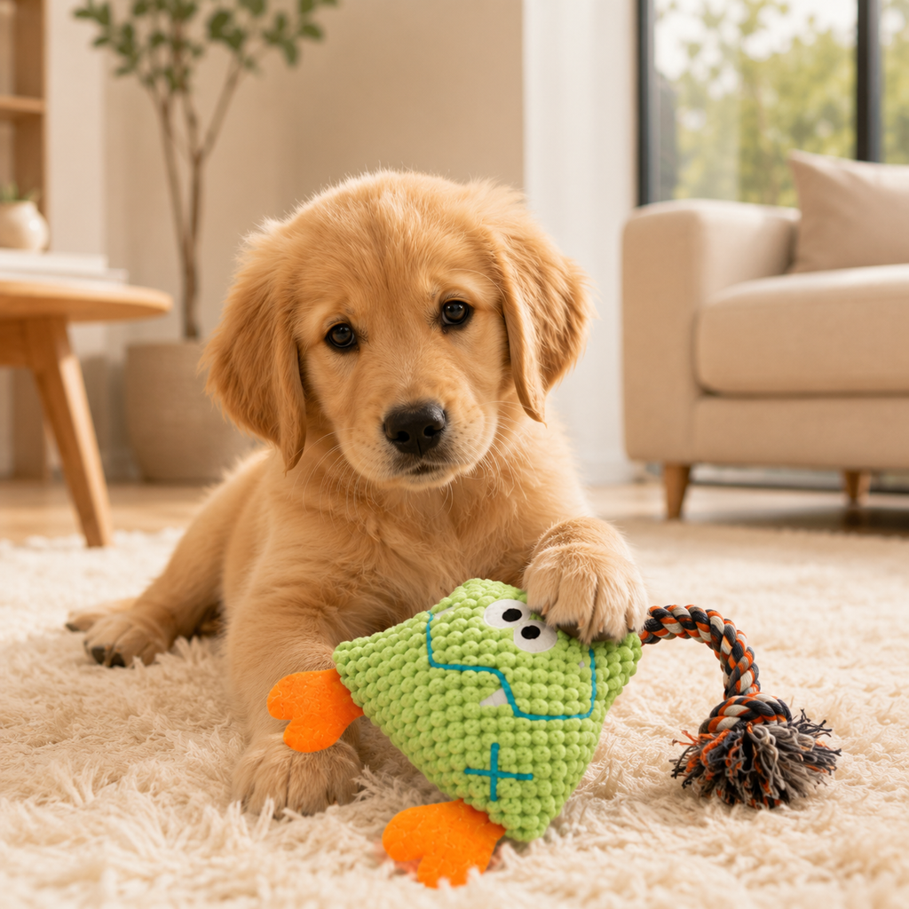 Plush Rope Dog Toy