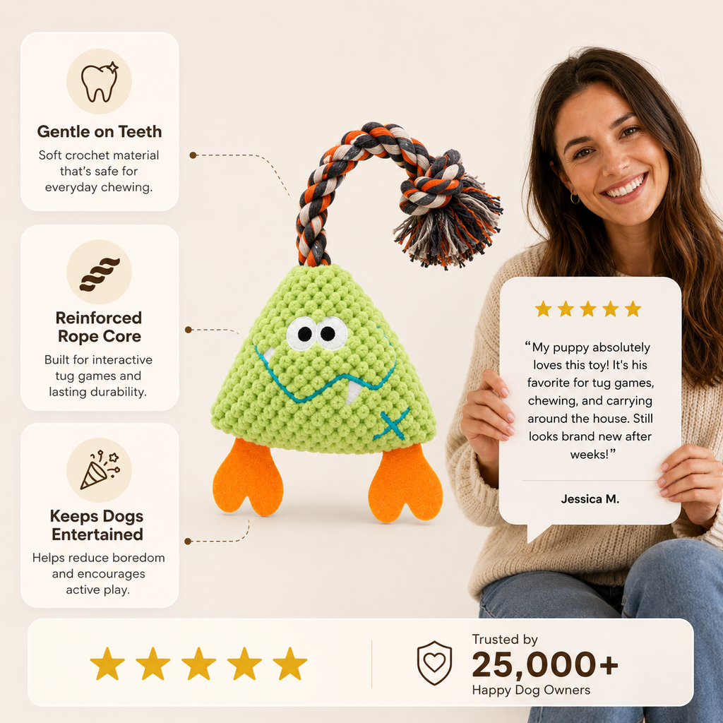 Plush Rope Dog Toy