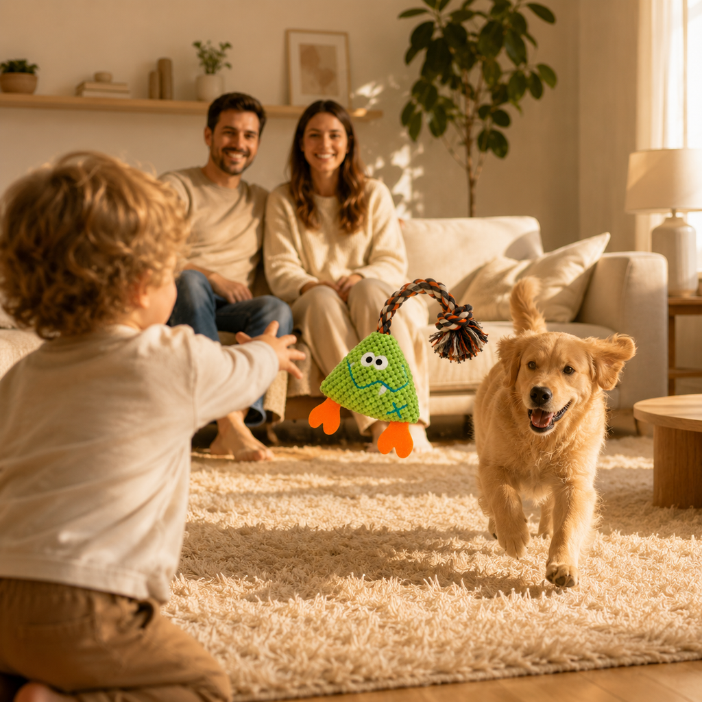 Plush Rope Dog Toy