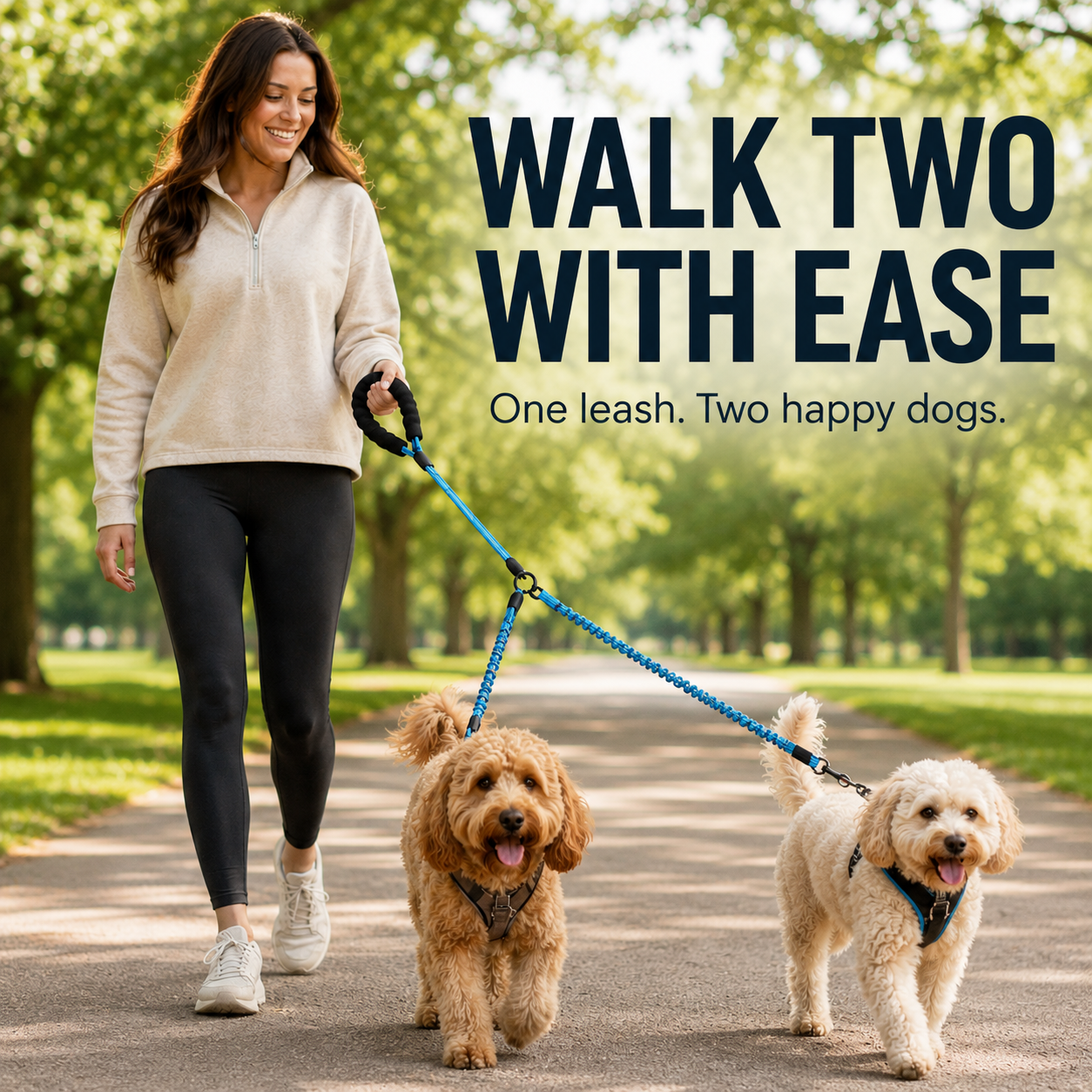 Dual-Flex Tandem Leash