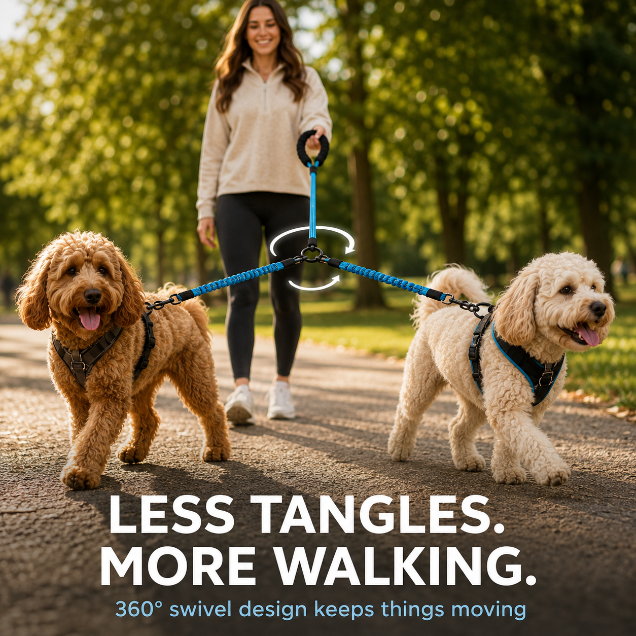 Dual-Flex Tandem Leash