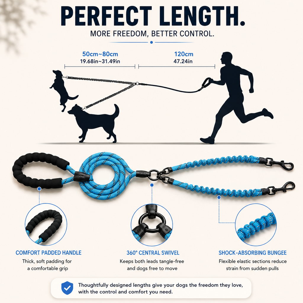 Dual-Flex Tandem Leash