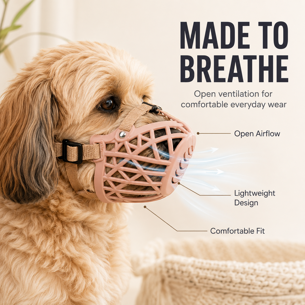 Breathable Mesh Muzzle