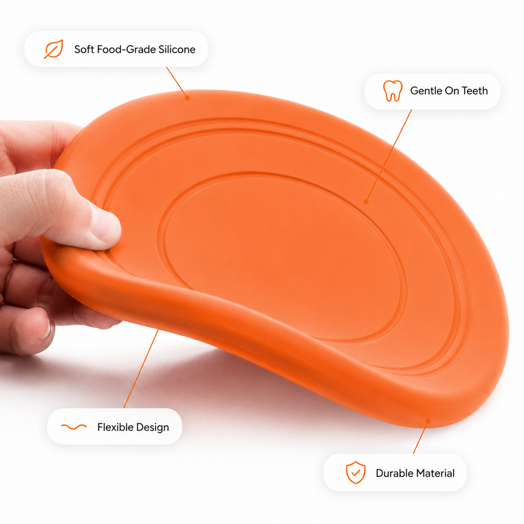 Silicone Flying Disc for Dogs