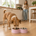 TwinFeast Stainless Steel Double Pet Bowl