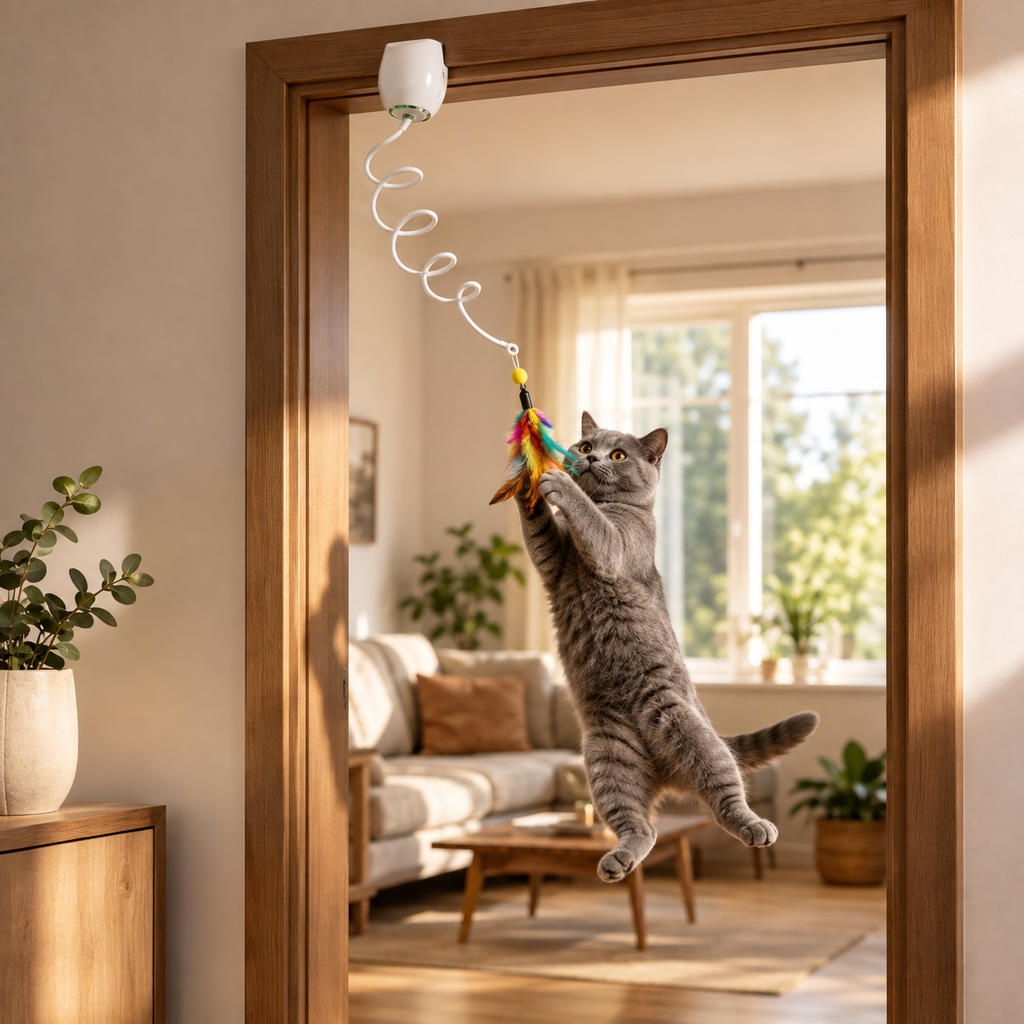 Interactive Cat Teaser